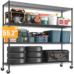 Garage Shelves with Wheels